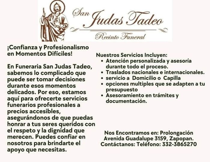 Recinto Funeral San Judas Tadeo