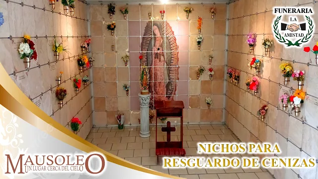 Nichos para cenizas del Mausoleo La Amistad