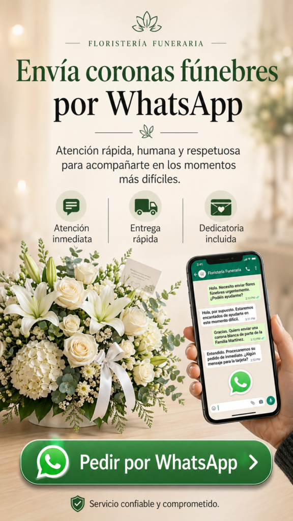 Enviar flores por WhatsApp a Funeraria Eternity en León