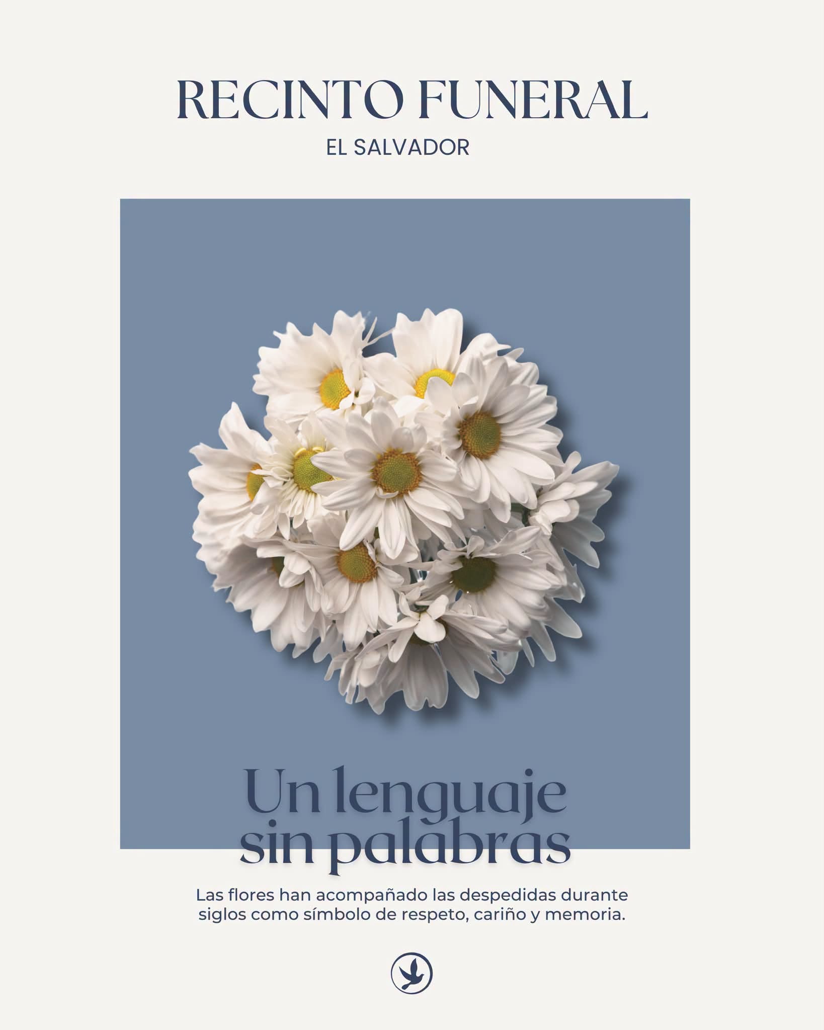 Flores para homenajes en El Salvador Recinto Funeral
